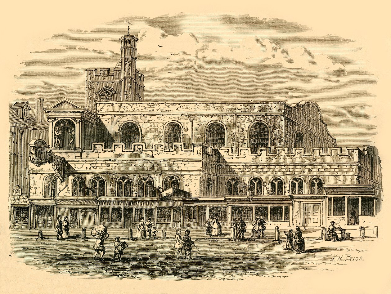 كنيسة سانت دونستس القديمة ، 1814 ، 1897. بواسطة غير معروف