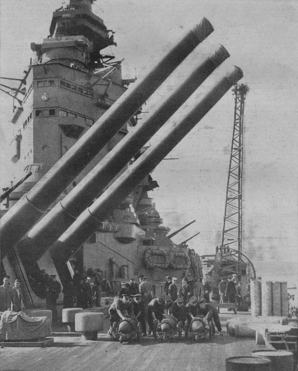 على متن السفينة الملكية نيلسون ، أعضاء قسم جنوب إفريقيا في RNVR ، 1941 بواسطة غير معروف