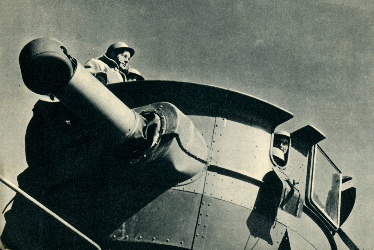 على متن السفينة - على المراقبة ... ، c1940 ، 1942. بواسطة غير معروف