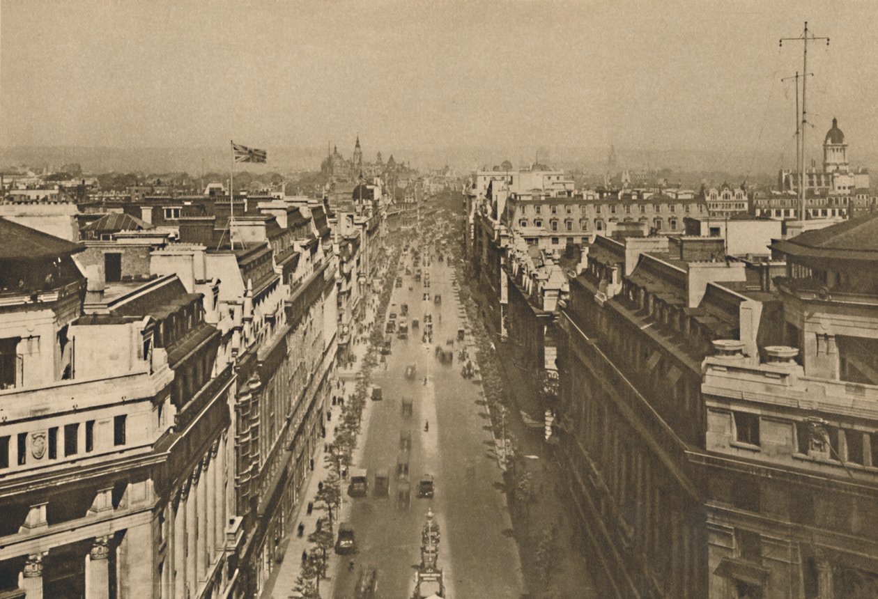 على سطح منزل بوش ، ينظر من Kingsway نحو المرتفعات الشمالية ، c1935. بواسطة غير معروف