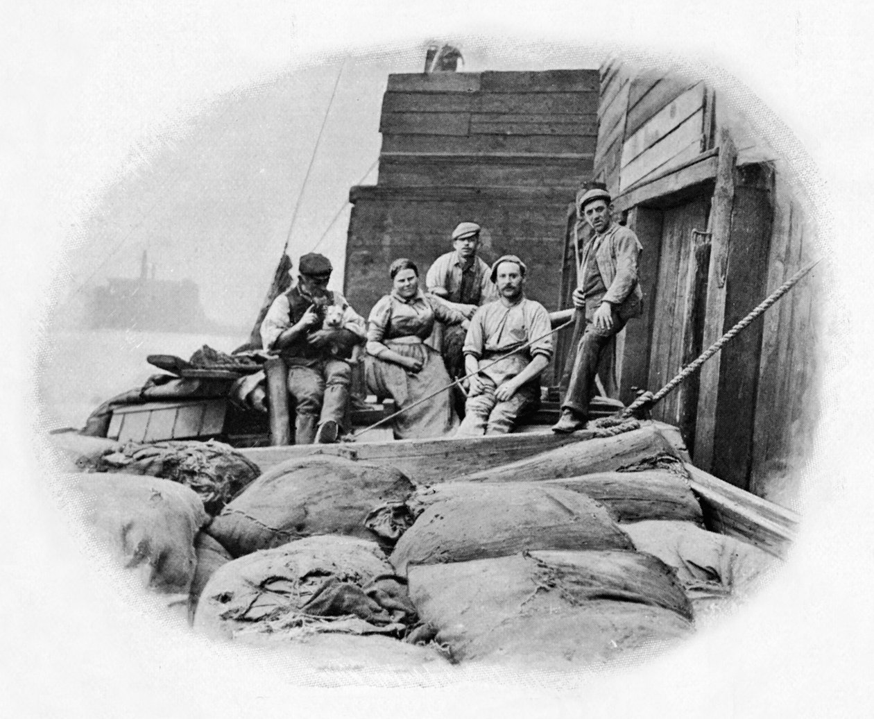 على متن أخف وزنا ، لندن ، c1900 1903 بواسطة غير معروف