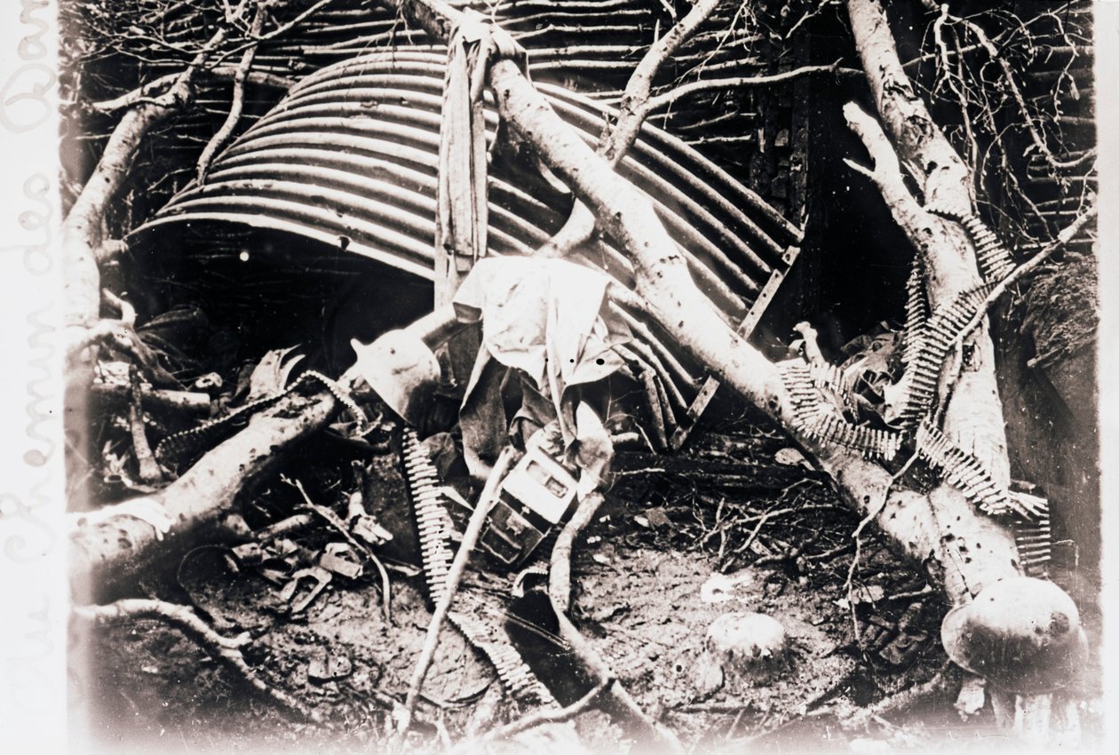 على Chemin des Dames ، شمال فرنسا ، c1914-c1918 بواسطة غير معروف