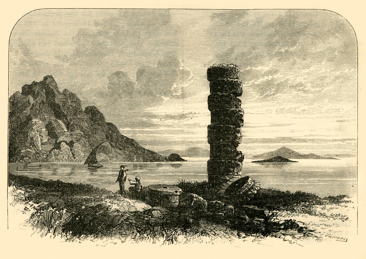 على ساحل ساموس ، 1890. بواسطة غير معروف