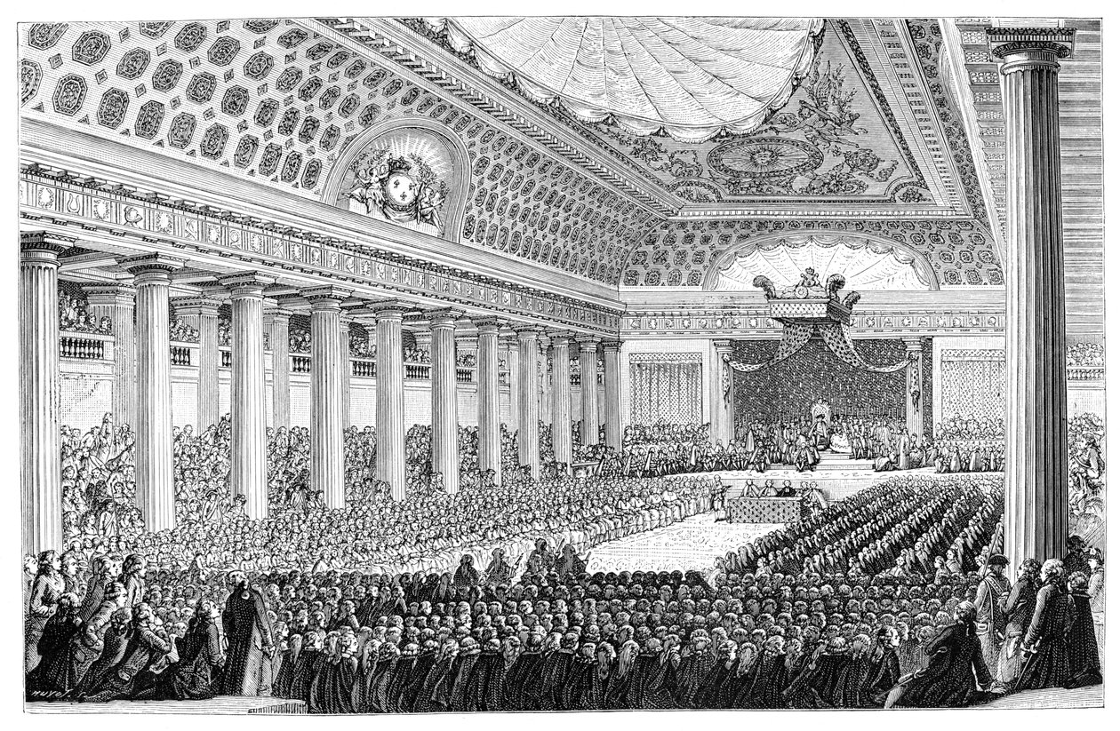 افتتاح العقارات العامة ، فرساي ، 1789 ، 1885 بواسطة غير معروف