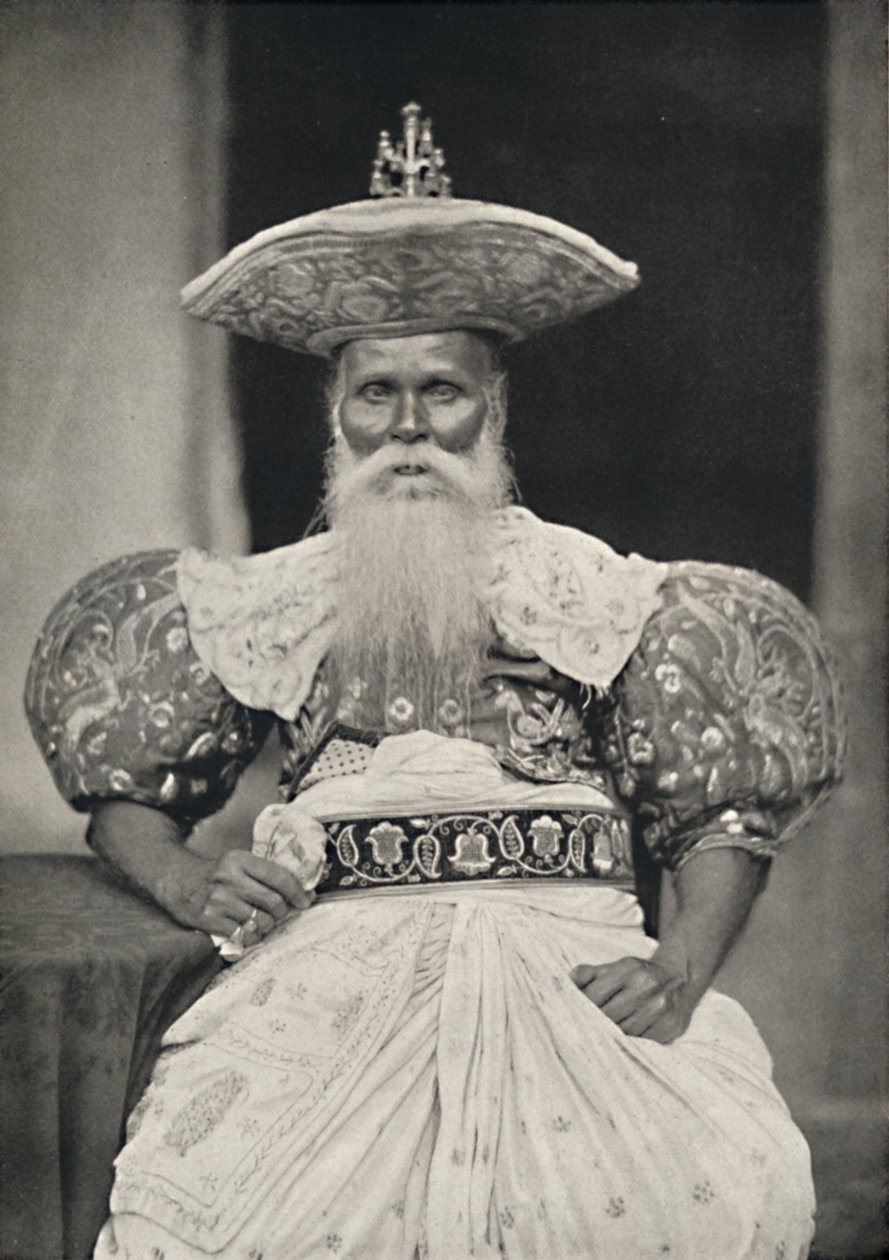 لوحة محلية في كاندي في زي سنغالي القديم ، 1926 بواسطة غير معروف