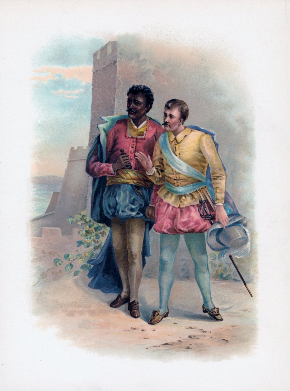 عطيل وإياجو ، 1891 بواسطة غير معروف
