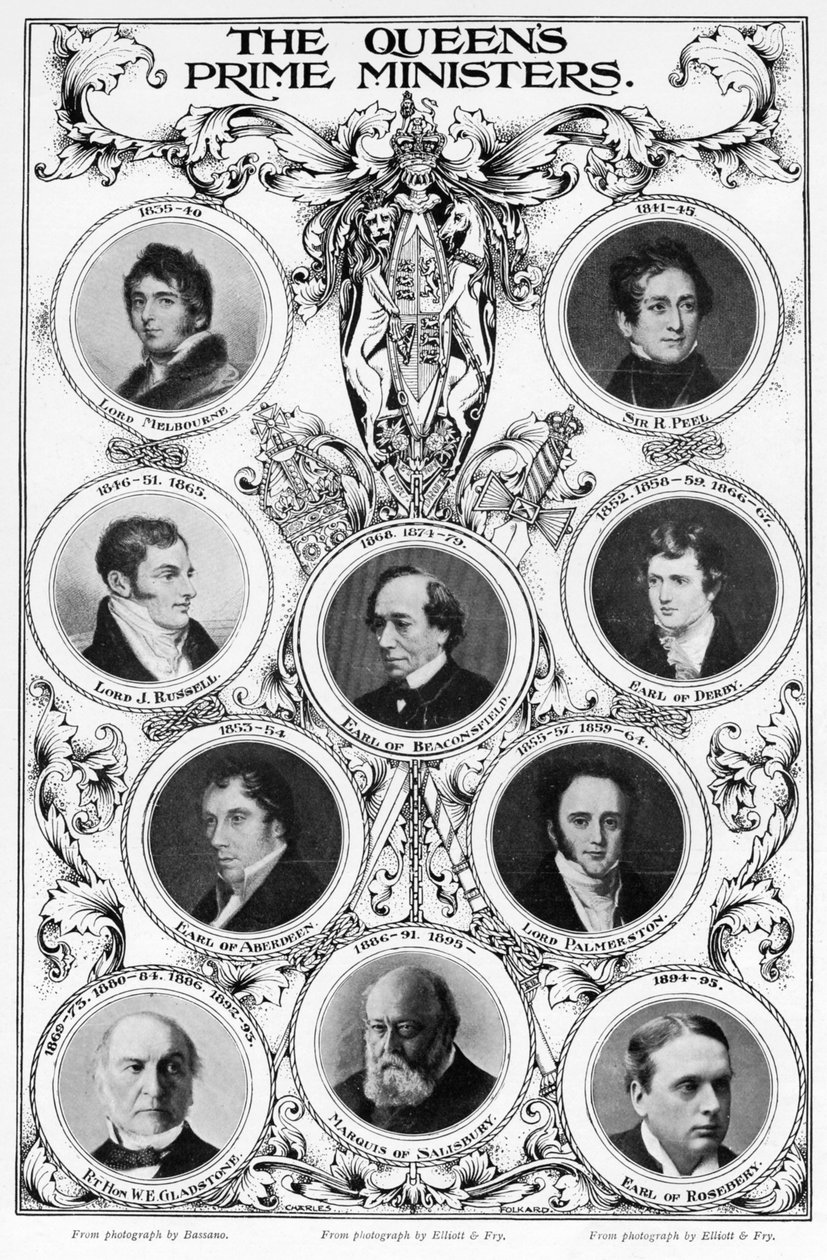 Oueen Victorias رؤساء الوزراء ، 1901. بواسطة غير معروف