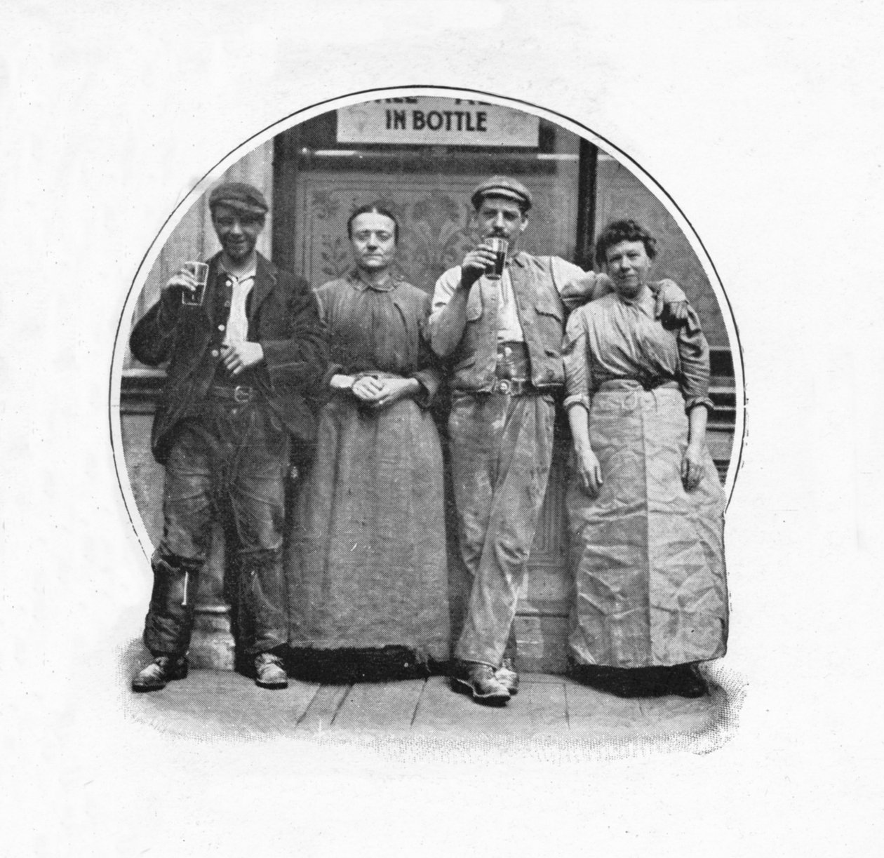 خارج منزل عام ، لندن ، c1903 1903 بواسطة غير معروف