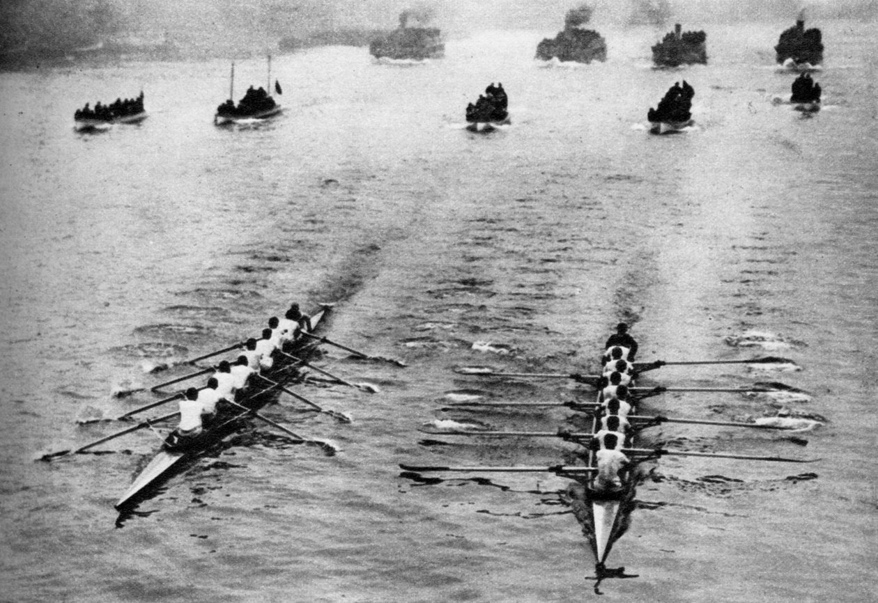 سباق أكسفورد وكامبريدج للقوارب ، لندن ، 1926-1927 بواسطة غير معروف