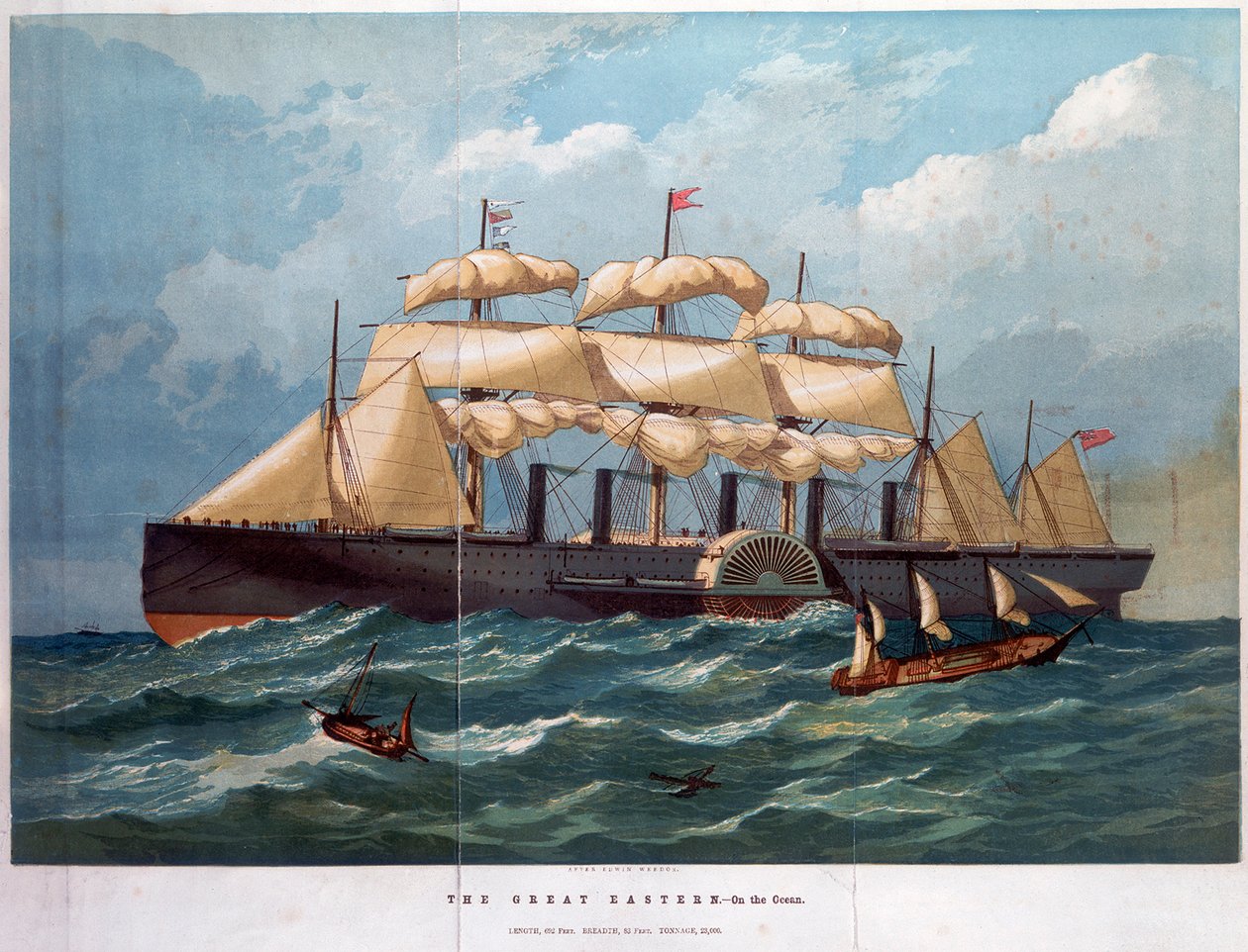 PSS العظمى الشرقية على المحيط ، 1858 بواسطة غير معروف
