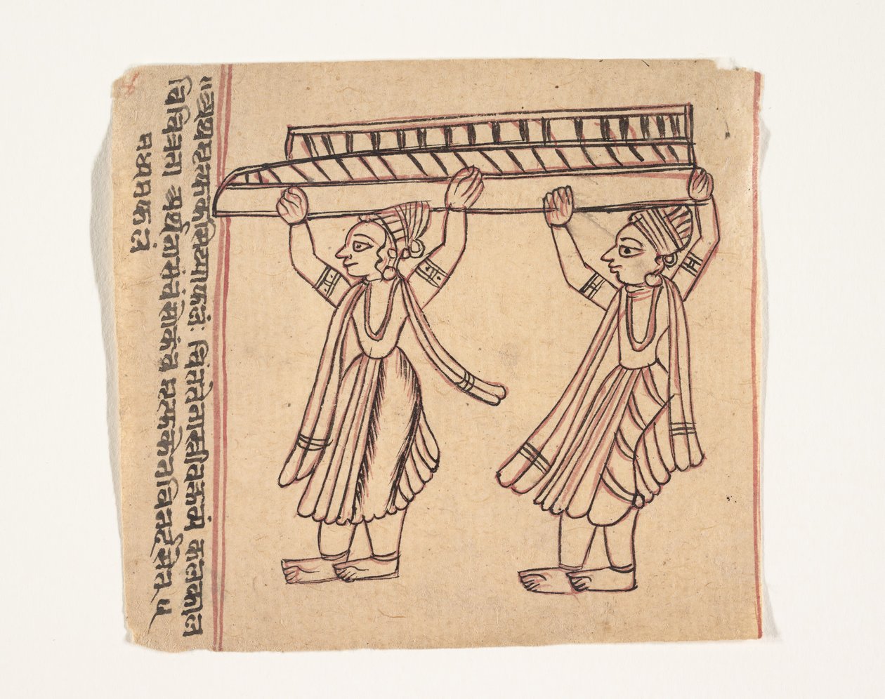 صفحة من كتاب الفأل ، كاليفورنيا. 1800. بواسطة غير معروف