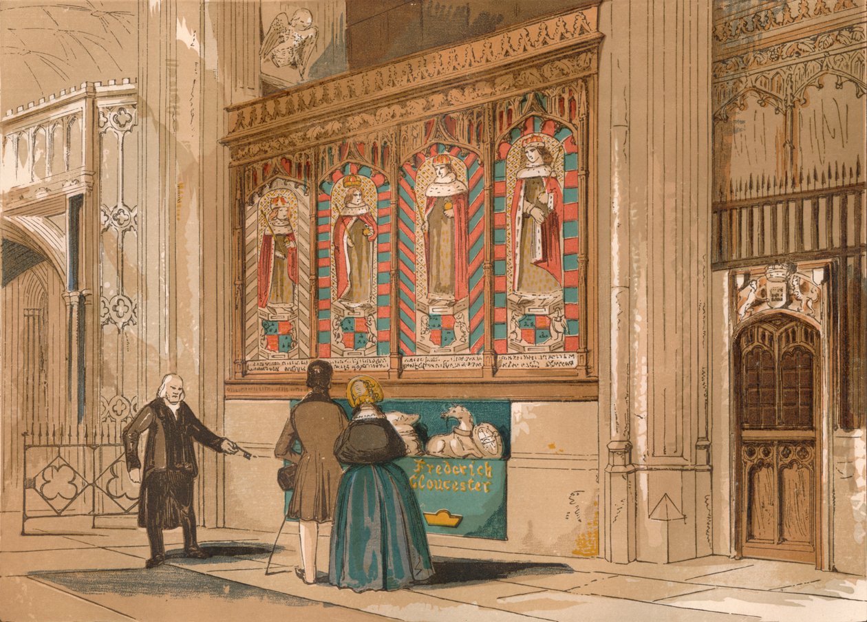 شاشة مطلية ، كنيسة القديس جورج ، c1845 ، 1864 بواسطة غير معروف