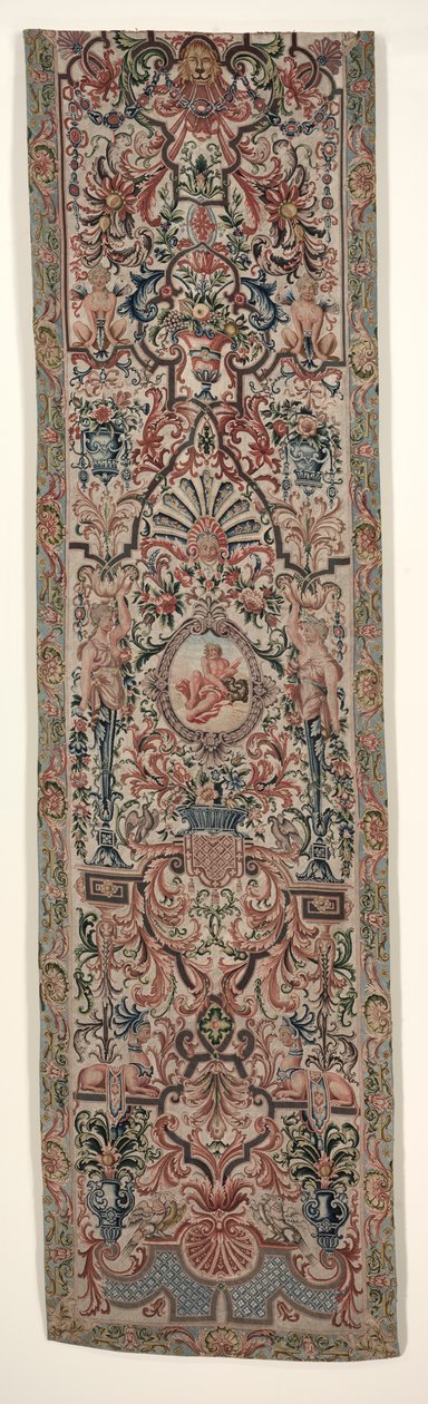 زوج من الشنق سرير التطريز ، ج. 1690. بواسطة غير معروف