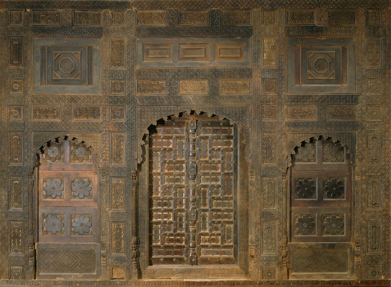 واجهة القصر (قصر السيد أكبر شاه ، ملك سوات 1835-1857) بواسطة غير معروف
