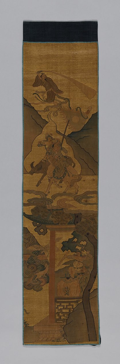 قماش تأثيث الألواح ، الصين ، أسرة تشينغ ، 1644-1911 ، 18001900. بواسطة غير معروف