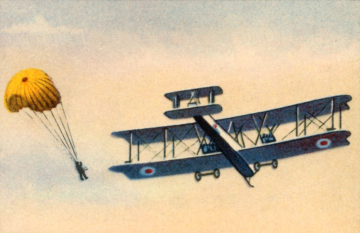 القفز بالمظلات ، 1919 ، 1932. بواسطة غير معروف