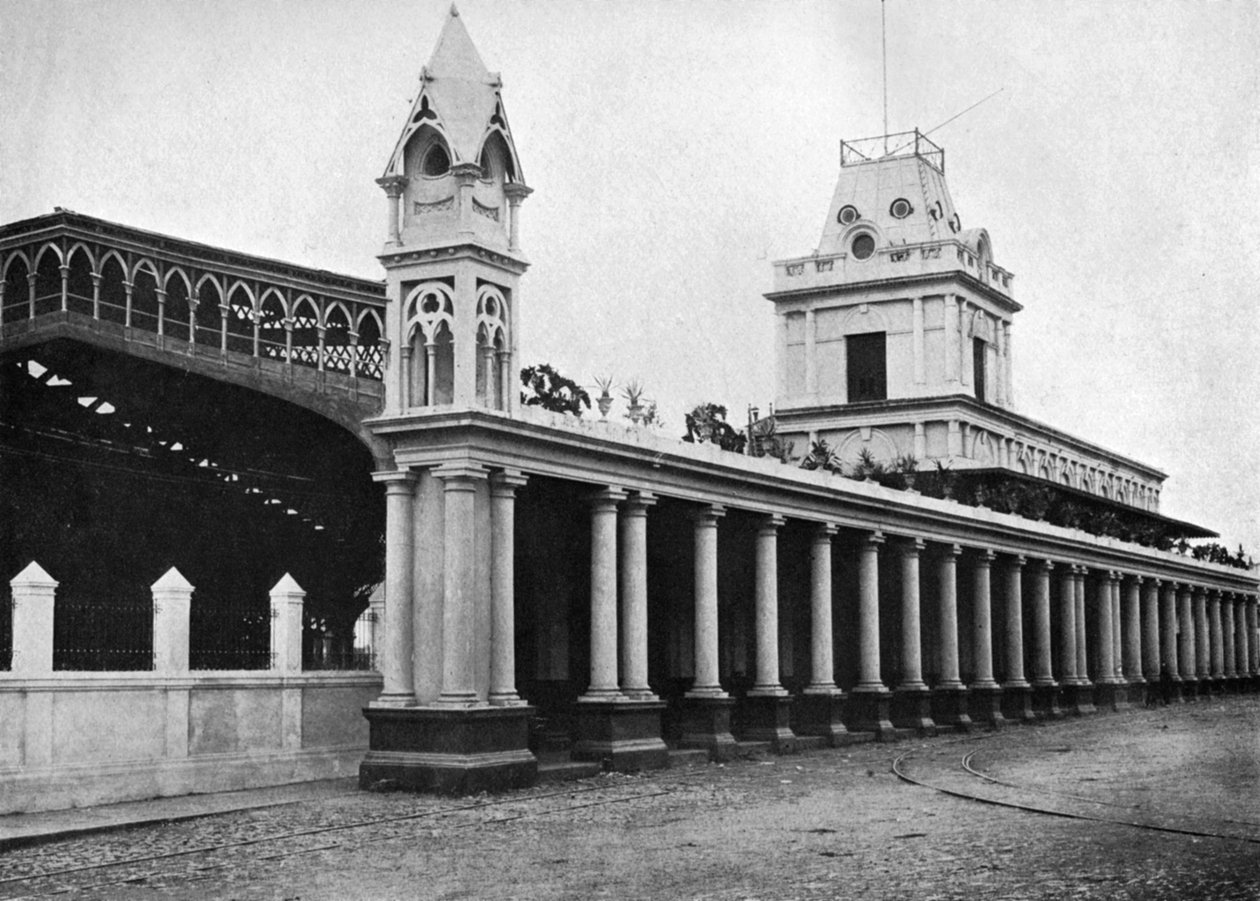محطة سكة حديد باراغواي المركزية ، أسونسيون ، باراغواي ، 1911 بواسطة غير معروف