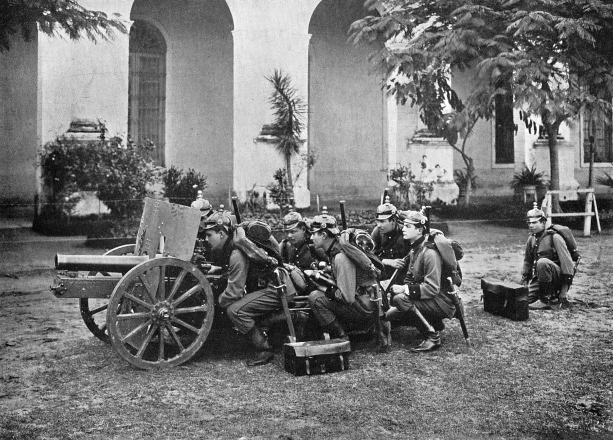مدفعية باراغواي ، باراغواي ، 1911 بواسطة غير معروف