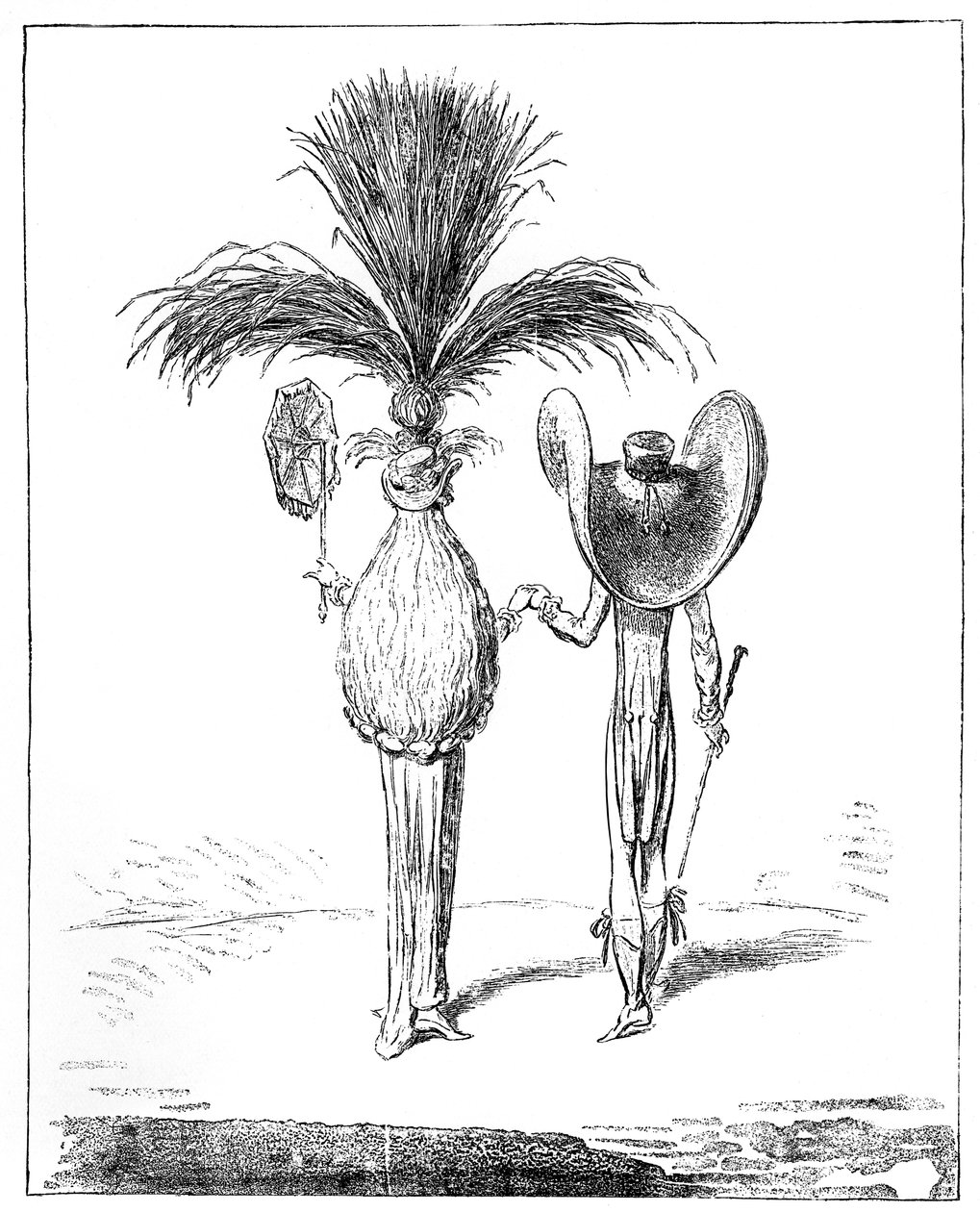 المظلات لعام 1795 بواسطة غير معروف