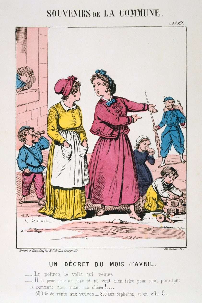 كومونة باريس ، 1871. بواسطة غير معروف