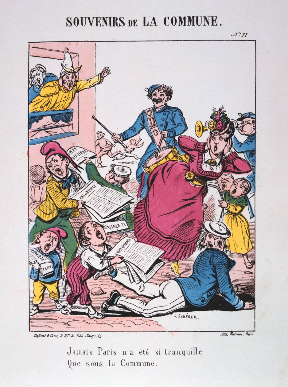 كومونة باريس ، 1871. بواسطة غير معروف