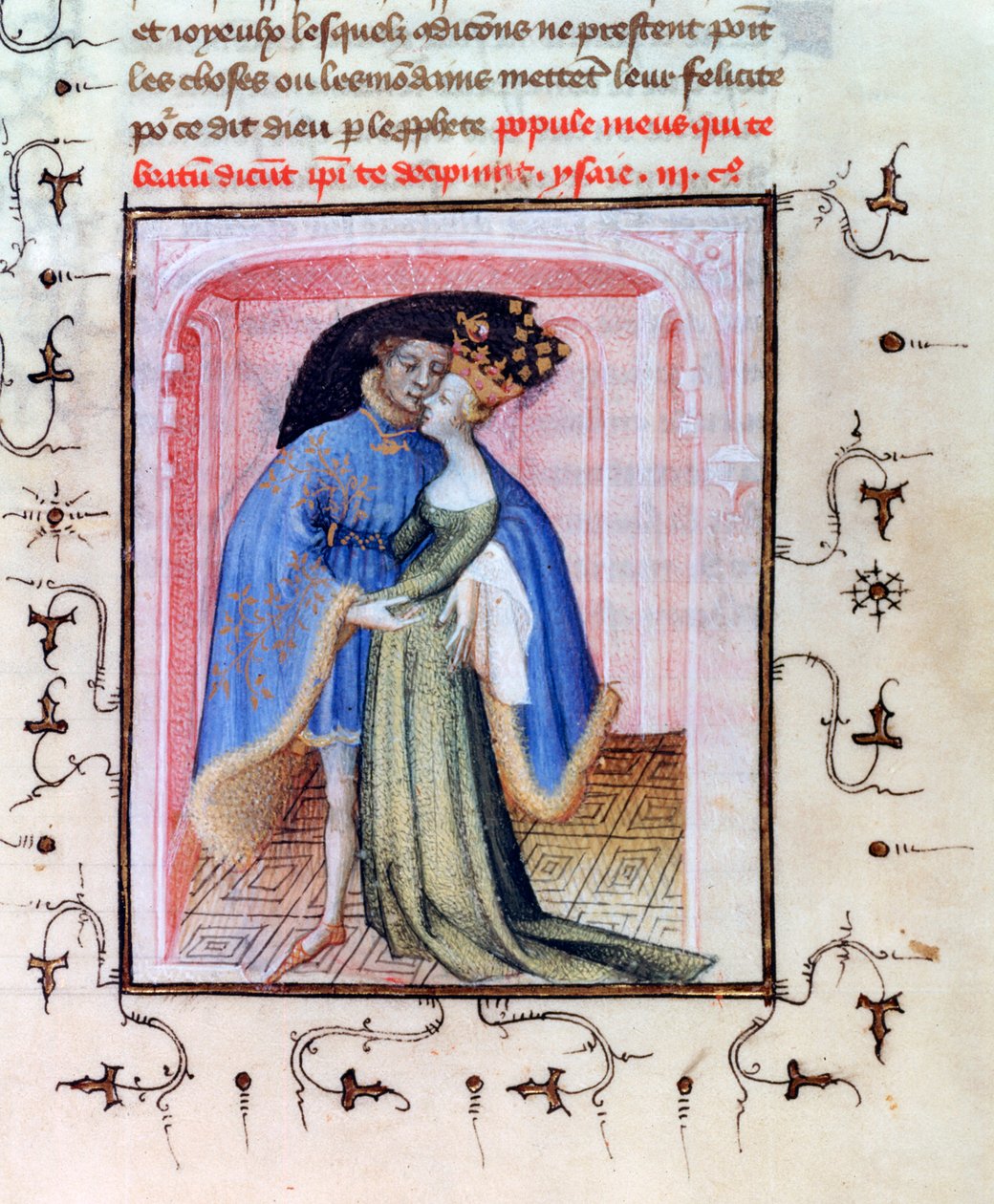 باريس وهيلين ، c1406 بواسطة غير معروف