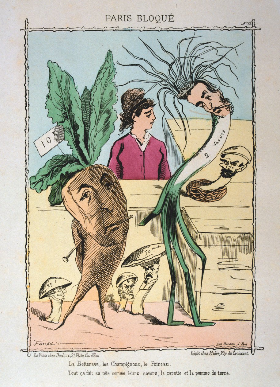 باريس المحاصرة ، 1870-1871. بواسطة غير معروف