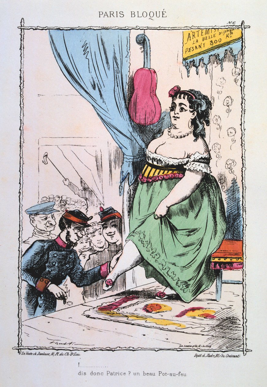 باريس المحاصرة ، 1870-1871 بواسطة غير معروف