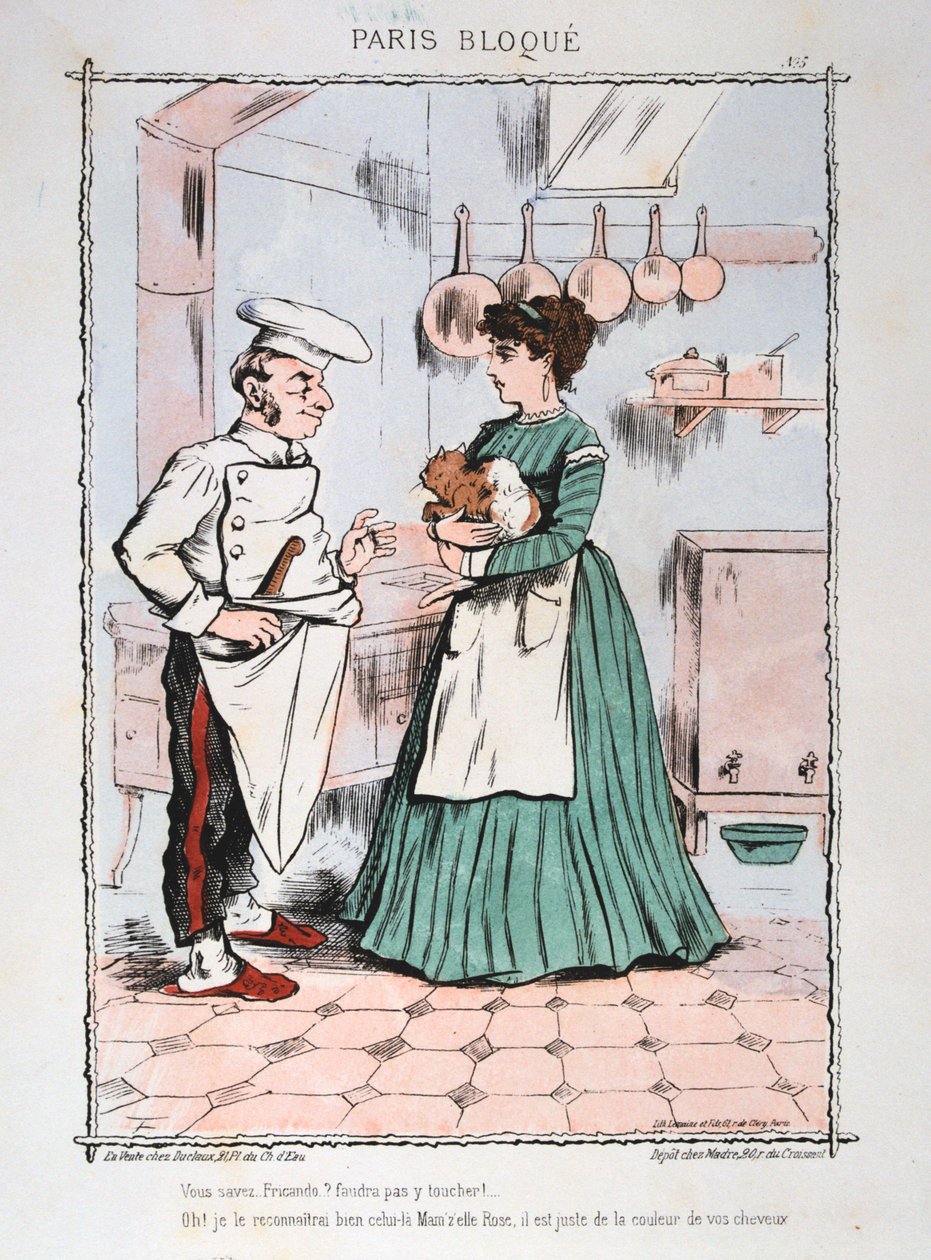 باريس المحاصرة ، 1870-1871. بواسطة غير معروف