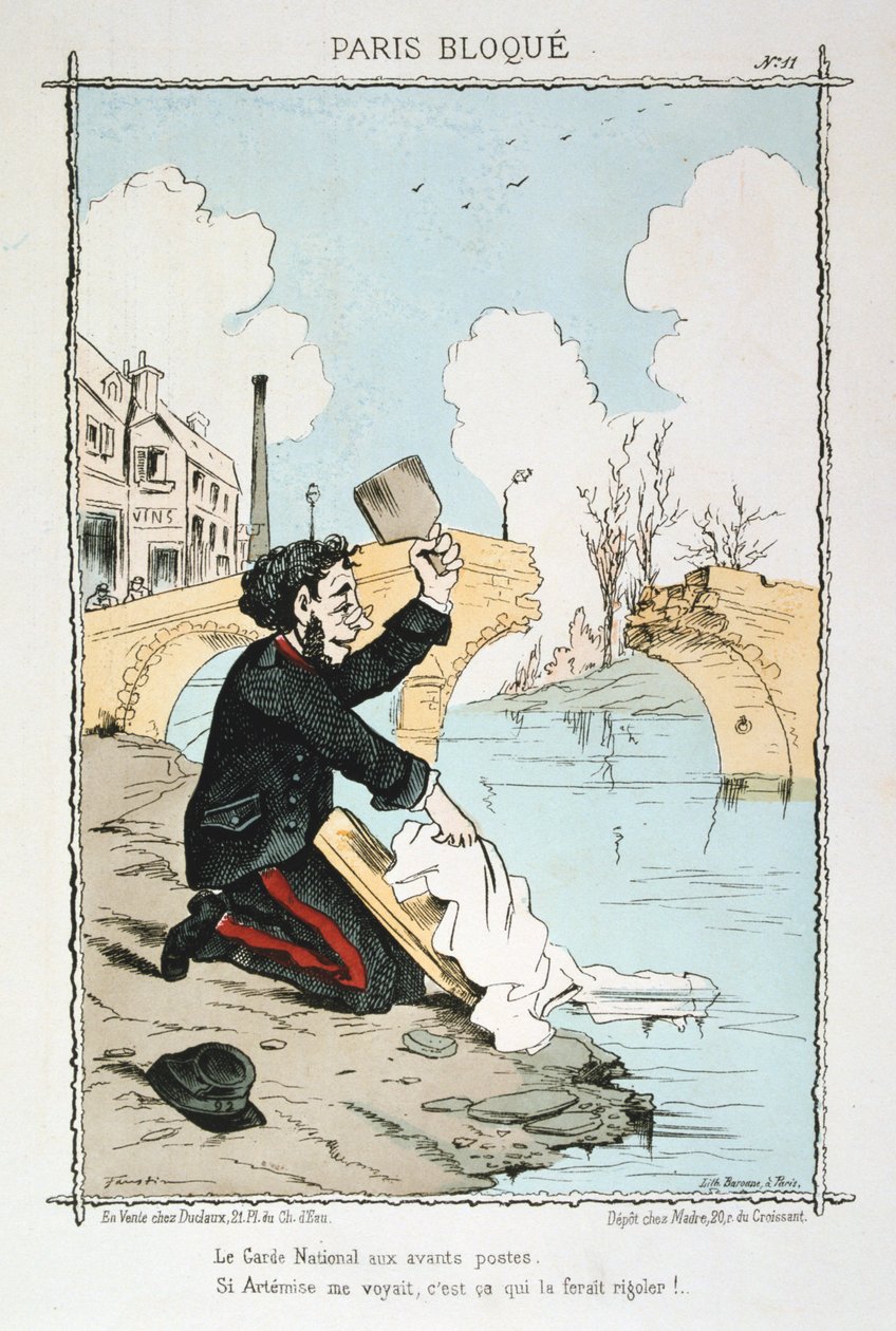 باريس المحاصرة ، 1870-1871 بواسطة غير معروف