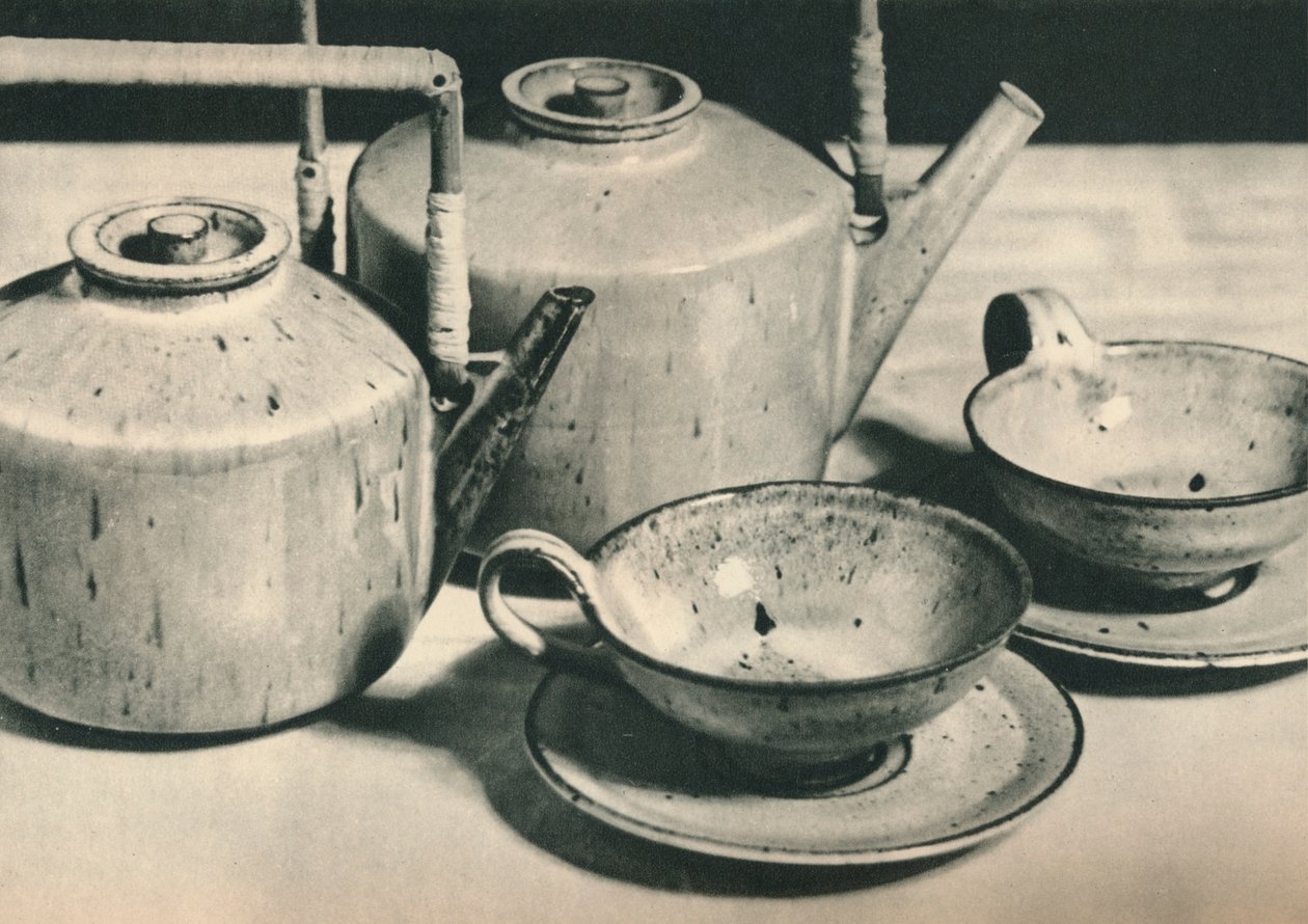 جزء من خدمة الشاي من Werkstatten der Stadt Halle ، 1928 بواسطة غير معروف