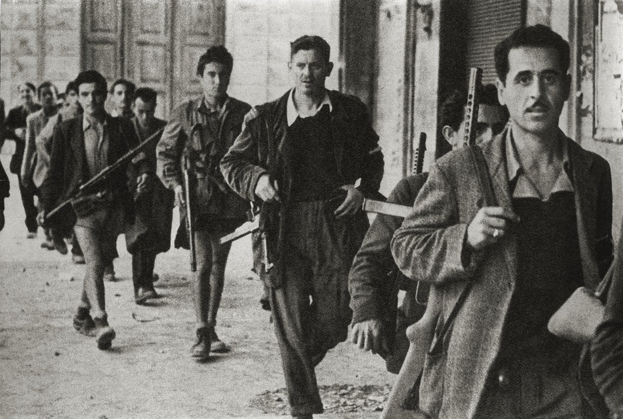 أنصار في تشيزينا ، إميليا رومانيا ، إيطاليا ، أكتوبر 1944 (b / e photo) بواسطة غير معروف