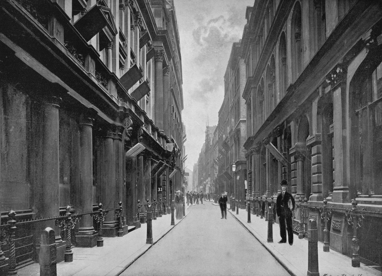 Paternoster Row ، مدينة لندن ، 1911 بواسطة غير معروف