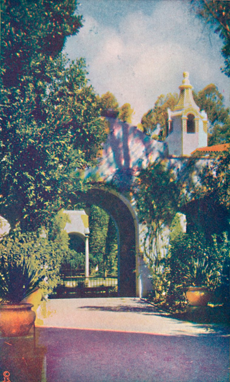 فناء قصر التصوير الفوتوغرافي ، عام 1935 بواسطة غير معروف