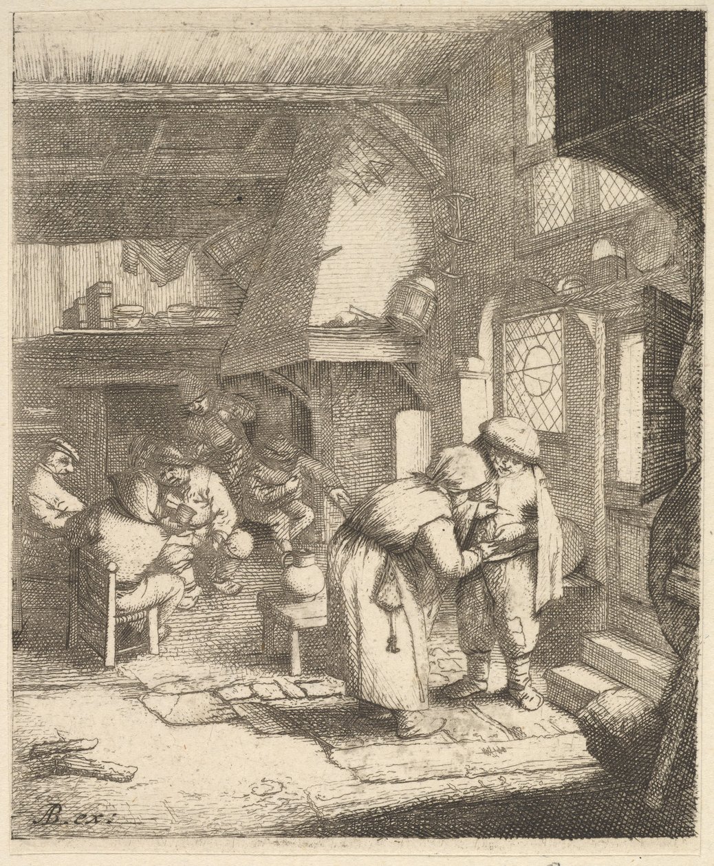 الفلاح دفع فاتورته ، 1610-1685. بواسطة غير معروف