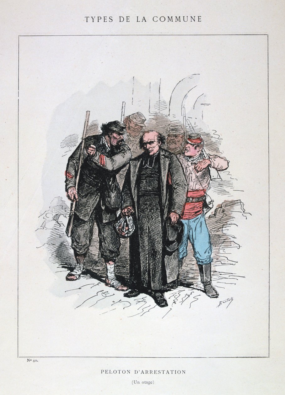 فصيلة الاعتقال ، كومونة باريس ، 1871 بواسطة غير معروف
