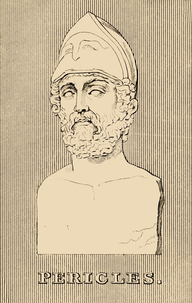 بريكليس ، ج 495-429 قبل الميلاد ، 1830. بواسطة غير معروف