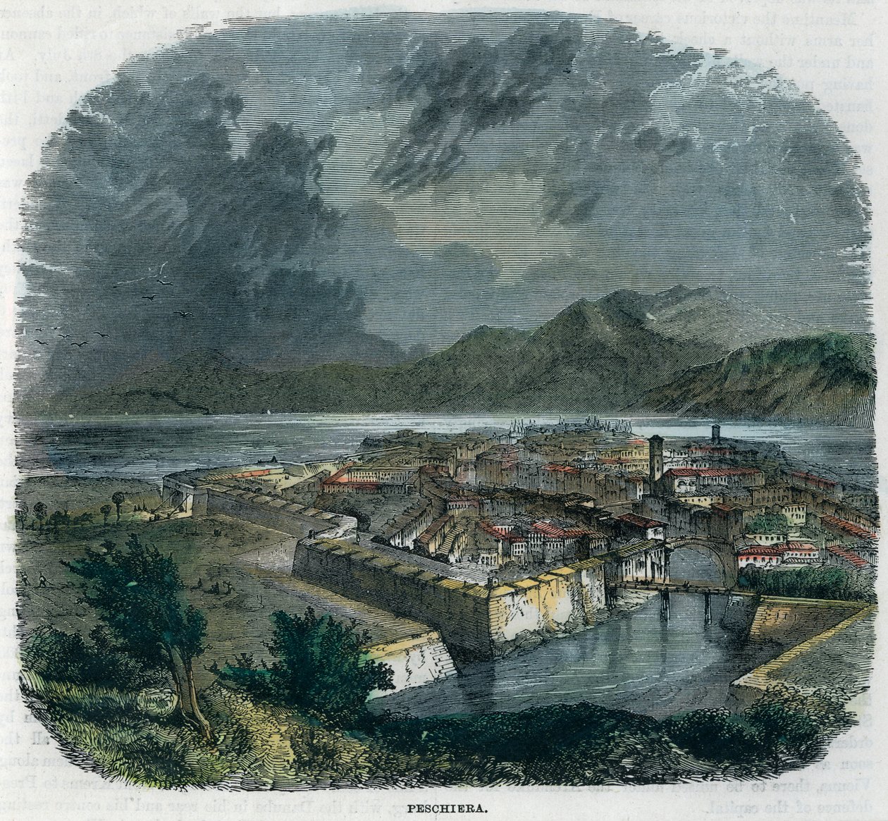 Peschiera del Garda ، إيطاليا ، c1875 بواسطة غير معروف