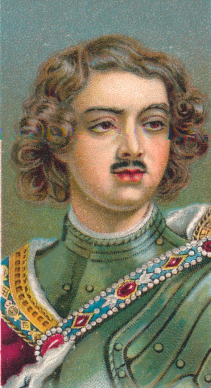 بيتر الأول ، العظيم 1672-1725 ، قيصر روسيا ، 1924 بواسطة غير معروف