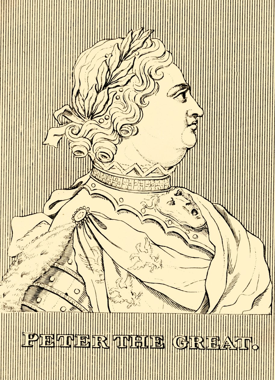 بطرس الأكبر ، 1672-1725 ، 1830. بواسطة غير معروف