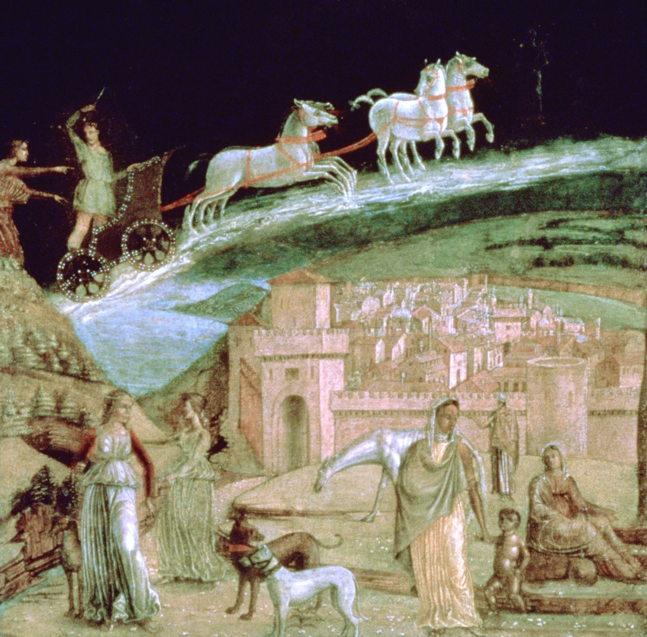 فايتون في مركبته ، c1470-1536 بواسطة غير معروف