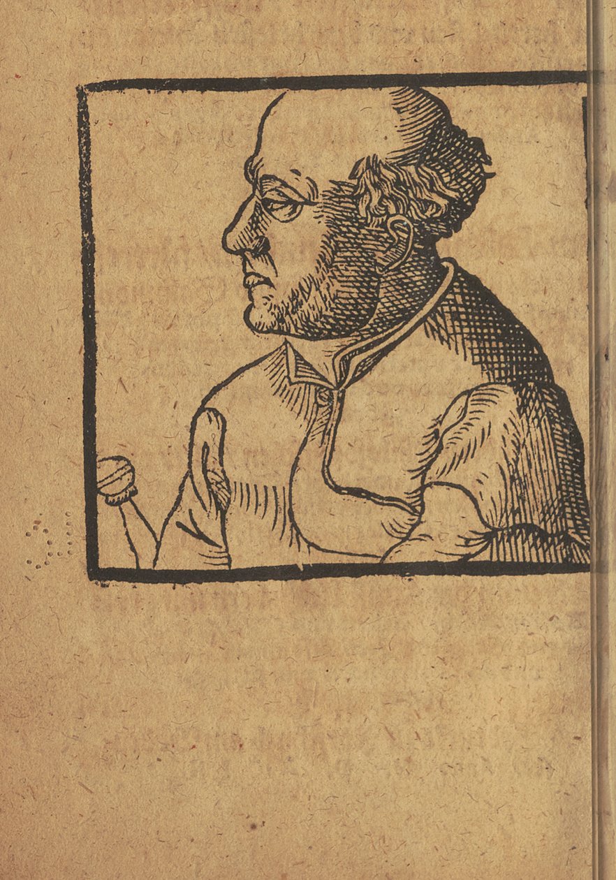 فيليب ثيوفراستوس أوريولوس بومباستوس فون هوهنهايم باراسيلسوس ، 1599. بواسطة غير معروف