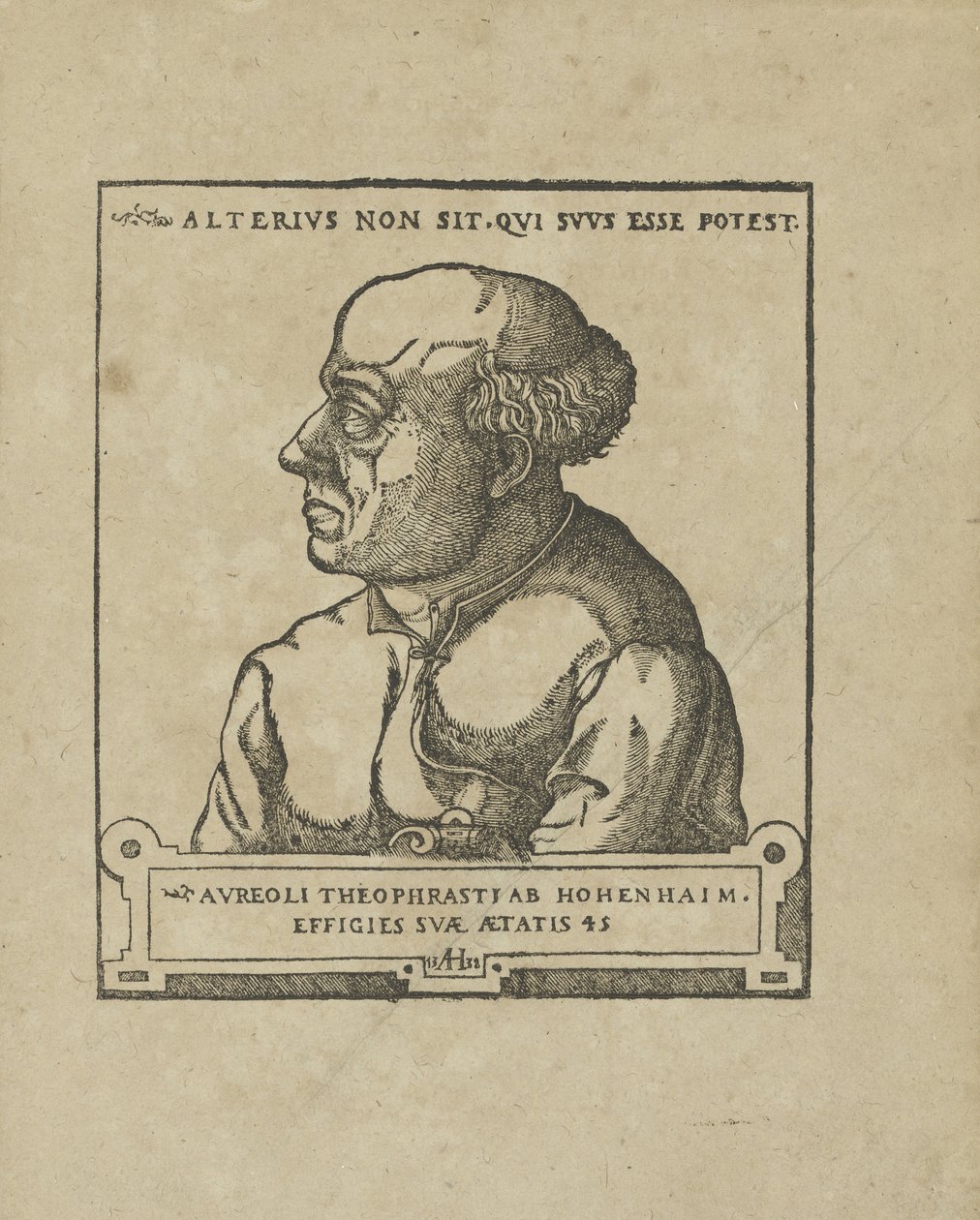 Philippus Theophrastus Aureolus Bombastus von Hohenheim Paracelsus، ca 1538. بواسطة غير معروف