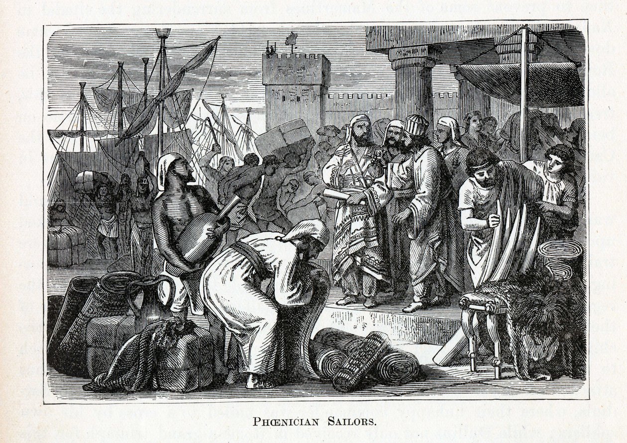 البحارة الفينيقيون ، 1882 بواسطة غير معروف