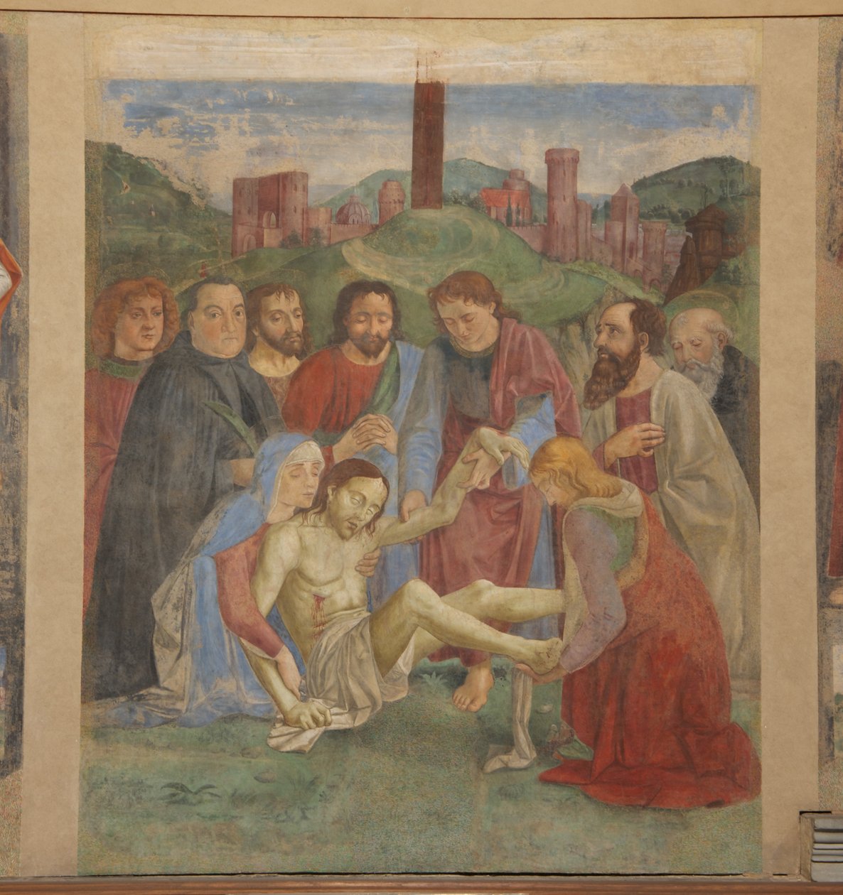 بيتا فريسكو في Vespucci Chapel ، Ognissanti ، فلورنسا ، إيطاليا (الصورة) بواسطة غير معروف