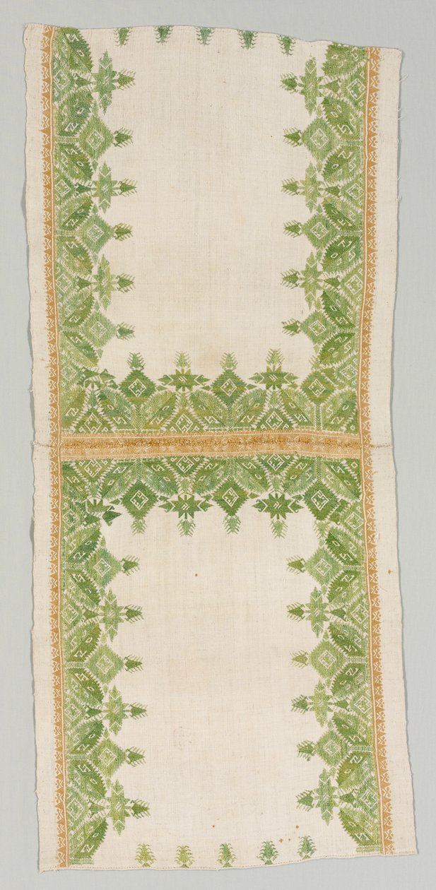 غطاء وسادة 1700s. بواسطة غير معروف