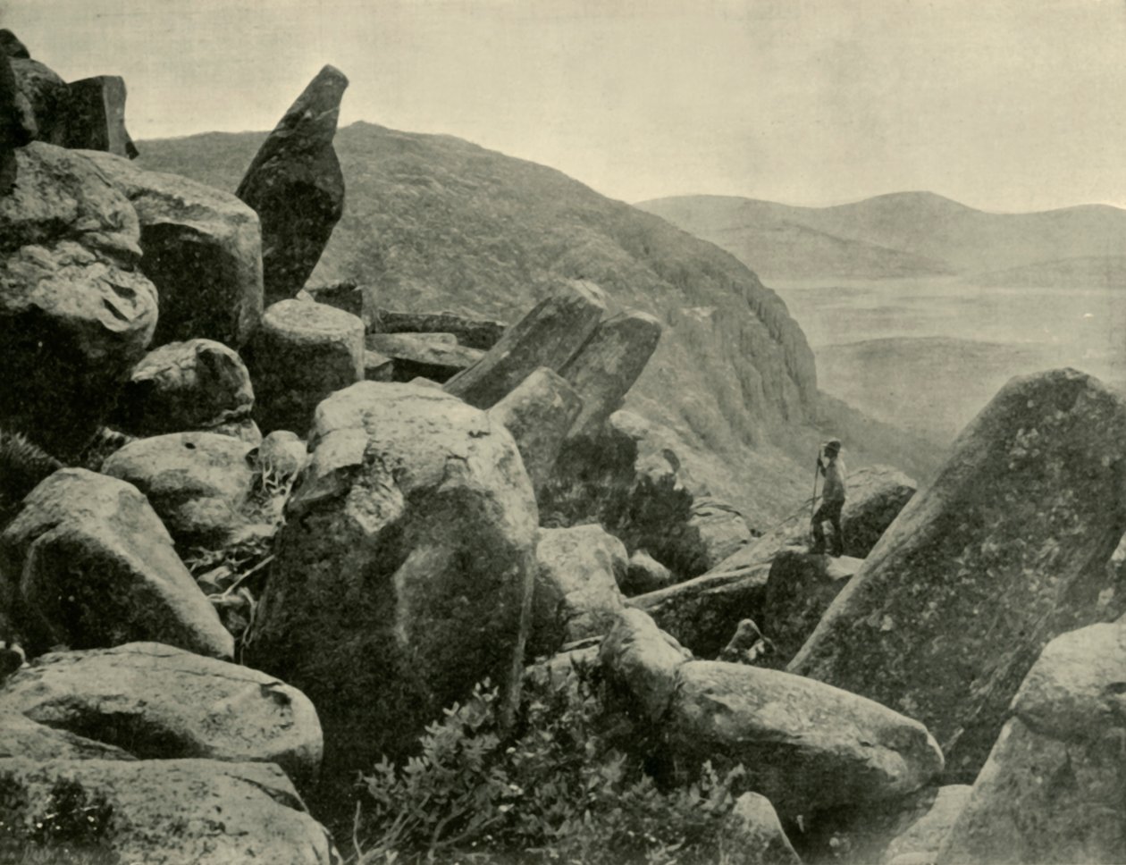 Pinnacle & Organ Pipes ، Mount Wellington ، 1901. بواسطة غير معروف