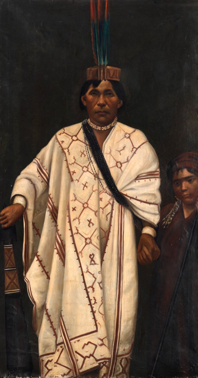 رئيس بيرو الهندي ، كاليفورنيا. 1890-1892. بواسطة غير معروف