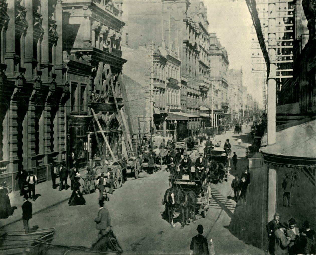 شارع بيت ، سيدني ، 1901. بواسطة غير معروف
