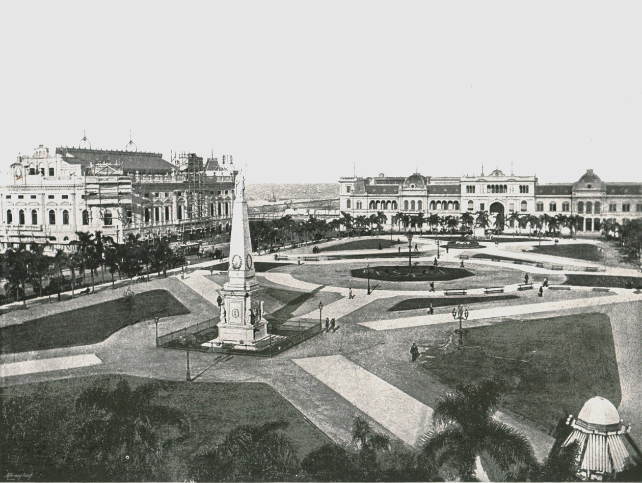 بلازا دي لا فيكتوريا ، بوينس آيرس ، الأرجنتين ، 1895. بواسطة غير معروف